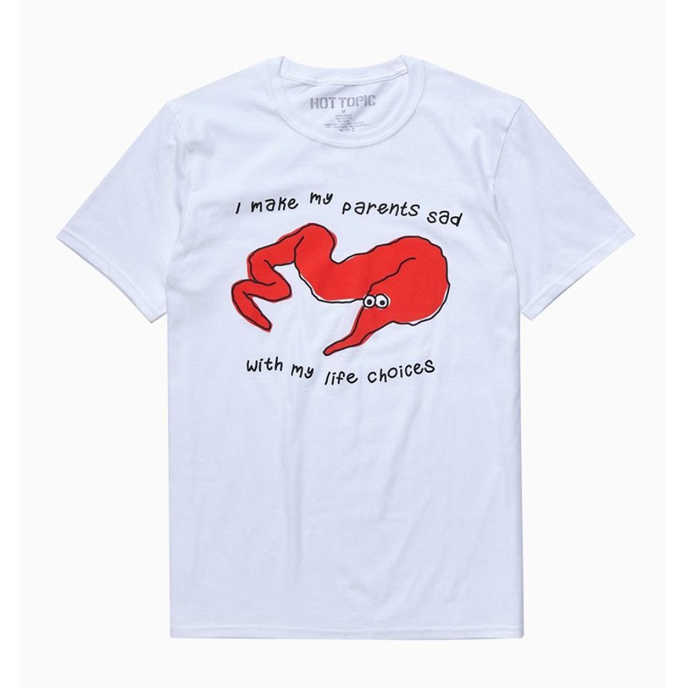 Squiggle Worms Unisex T-Shirt "I make my parents sad with my life choices"